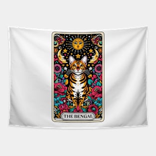 Bengal  Cat Tarot Card Tapestry