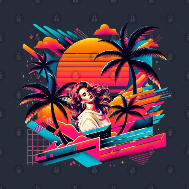 Lana Del Rey - Sunset Heist by Tiger Mountain Design Co.