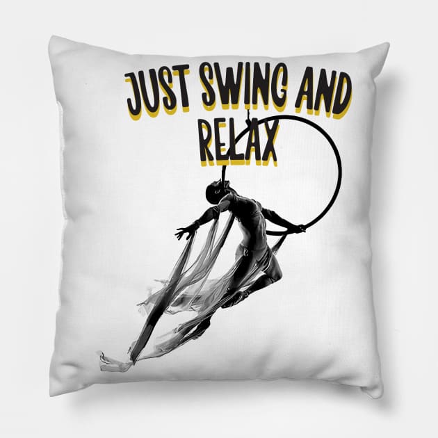 Just swing and relax Pillow by wiswisna