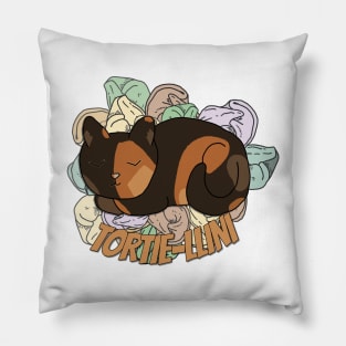 Tortie Pun: tortellini Pillow