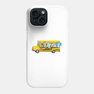 Animal's School bus Phone Case