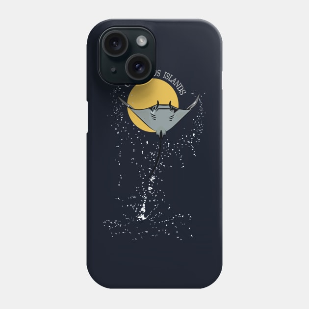 Galapagos Islands Stingray Phone Case by leeloolook