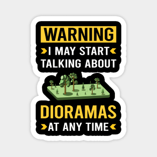 Warning Diorama Dioramas Magnet
