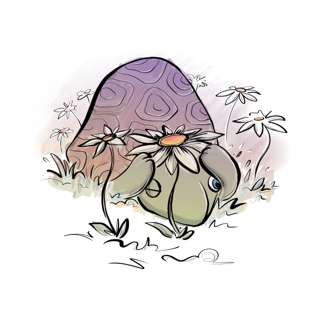 Hide & Seek Turtle by Jason's Doodles