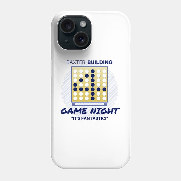 Baxter Building Game Night (dark) Phone Case by Damn_Nation_Inc