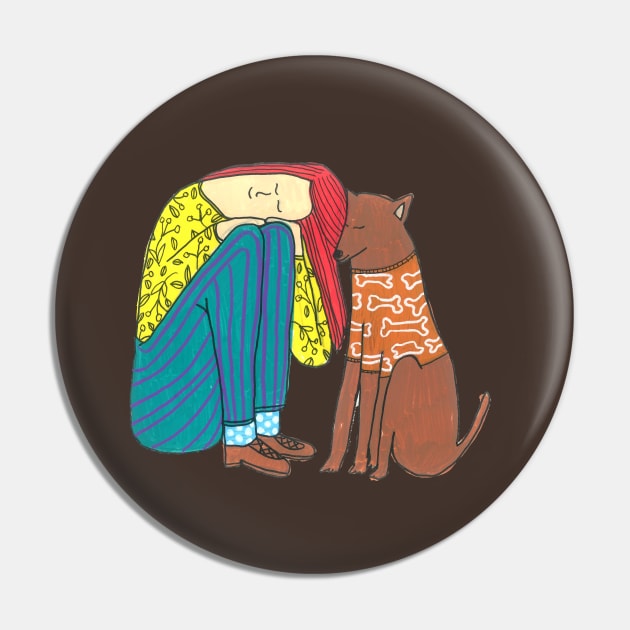 Best Friends Pin by DoodlesAndStuff