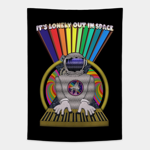 It's lonely out in space... Tapestry by LanaBanana