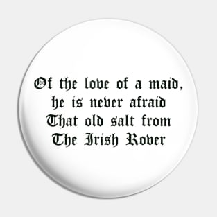 The Irish Rover Pin