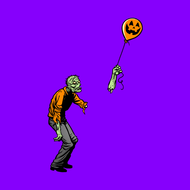 Sad Zombie - Halloween Edition by Angel Robot