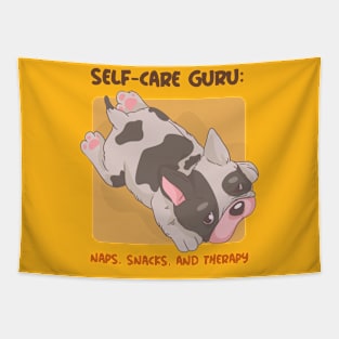 Self-Care Guru- Naps, Snacks, and Therapy Mental Health Tapestry