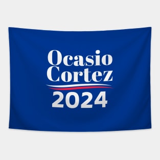 OCA Alexandria Ocasio-Cortez 2024 We Can Wait #3 Tapestry