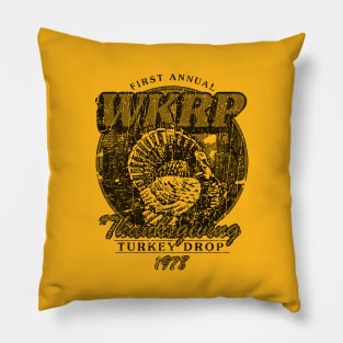 WHITE ART -WKRP Turkey Drop 1978 Pillow