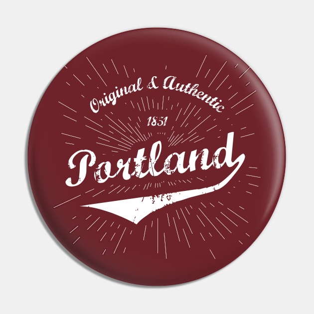 Original Portland, Oregon City Shirt Pin by Teevolution