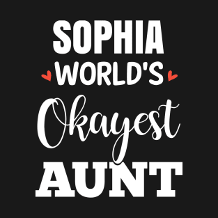 Shopia World's Okayest Aunt T-Shirt