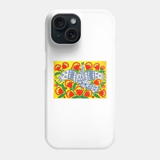 Maria Prymachenko, Dove of Peace, Марія Приймаченко, Голубка Мира, Ukrainian Folk Art Phone Case