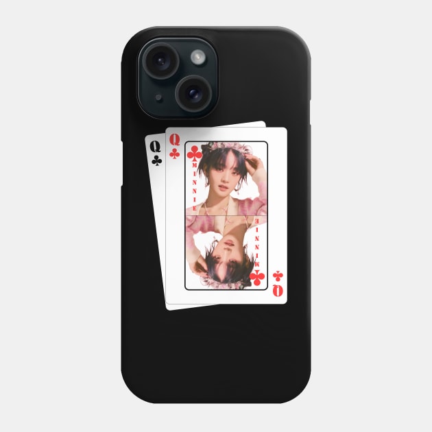 Playing Card Minnie Queencard (G)I-dle Phone Case by wennstore