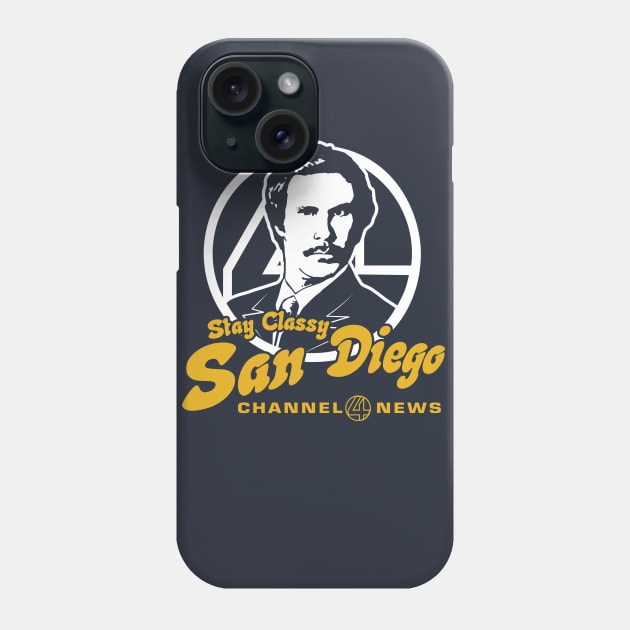 Stay Classy San Diego Phone Case by Alema Art