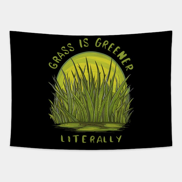 Grass Tapestry by NomiCrafts