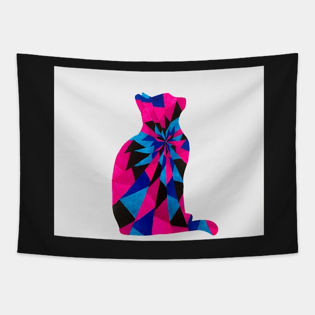 Calm Kitty Tapestry by ifnotforv