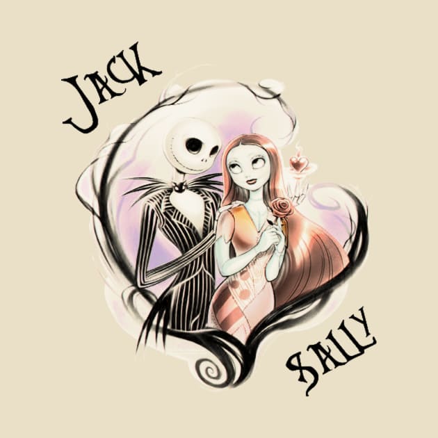 Jack and Sally by AMBER PETTY