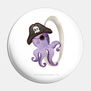 O for Octopus Pin