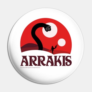 Fear Is The Mind Killer, Red Arrakis Pin