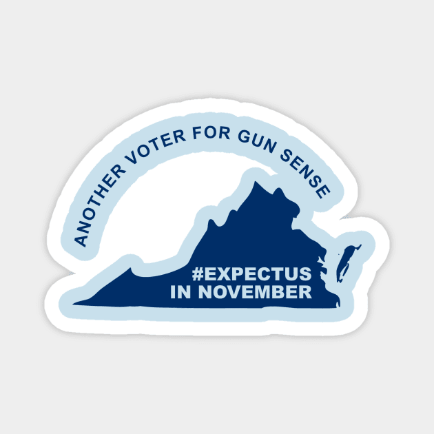 Another Voter for Gun Sense Magnet by VirginiaGVP