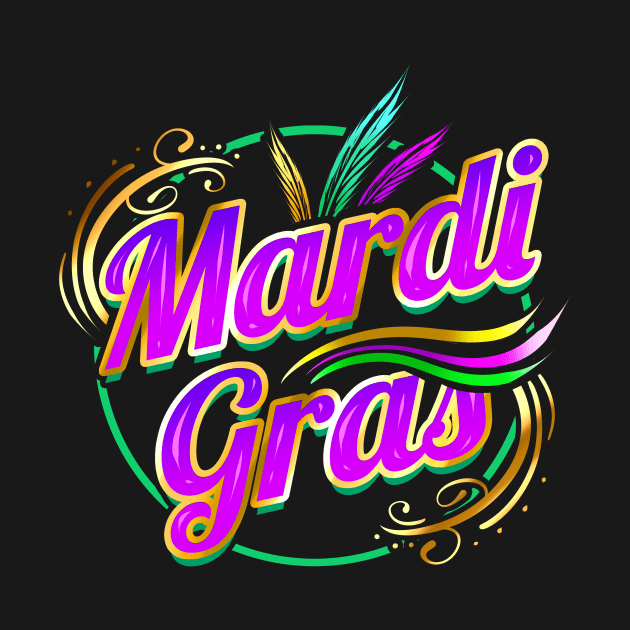 Lettering Logo For Mardi Gras by SinBle