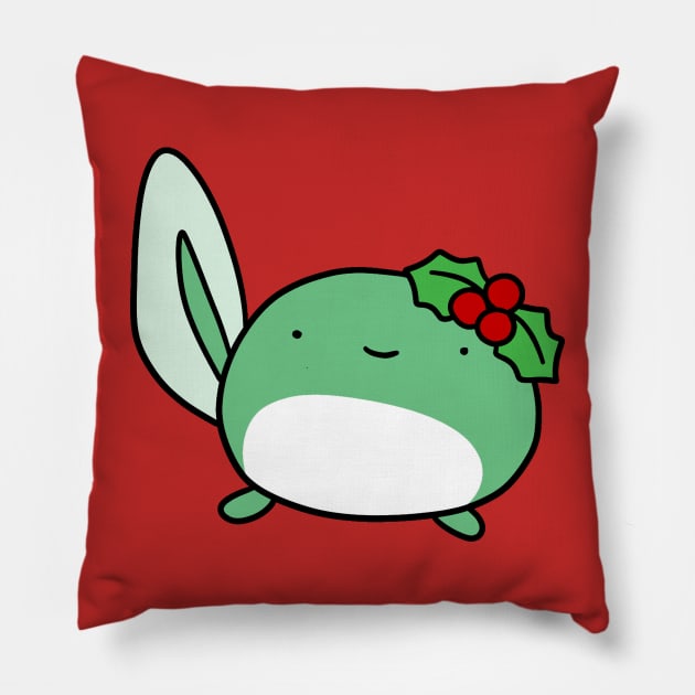 Holly Tadpole Pillow by saradaboru