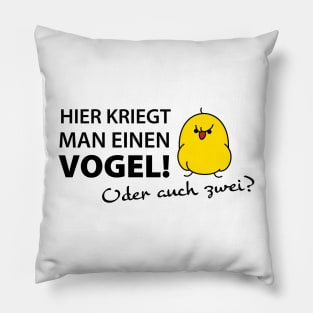 Bird, chick rebel crazy Pillow