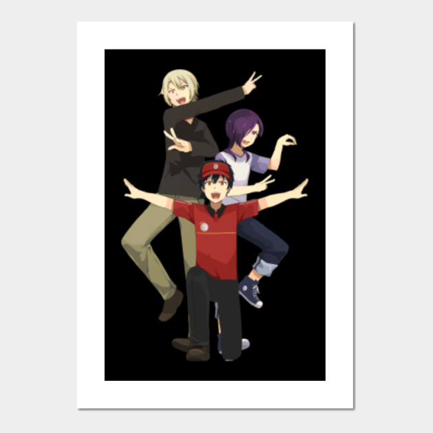 devil is a part time funny anime pose - Sadao Maou - Posters and Art Prints | TeePublic devil is a part time funny anime pose - Sadao Maou - Posters and Art Prints | TeePublic