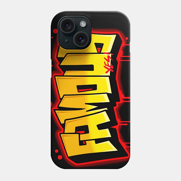 Famous graffiti Phone Case by Behold Design Supply