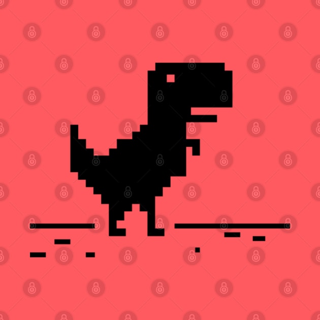 Pixel Tyrannosaurus Rex by TDesign