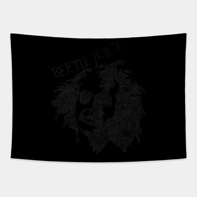 Beetle Juice Face Tapestry by Flickering_egg