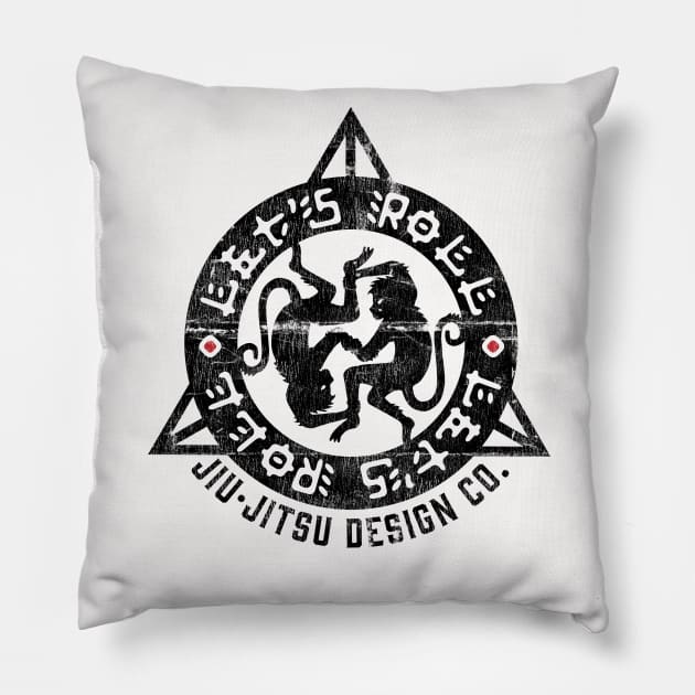 Let's Roll Jiu-Jitsu Design Co Pillow by LetsRollBJJ