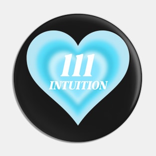 Angel Number 111 Heart Aura Pin