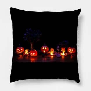 Halloween Pumpkins Pillow