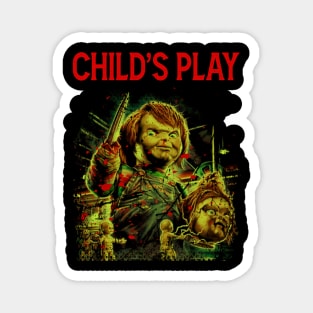 Chucky's Mischief Unleashed Child's Play Movie-Inspired Tee Magnet