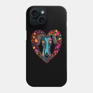 Greyhound Valentine Day Phone Case