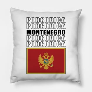 Flag of Montenegro Pillow