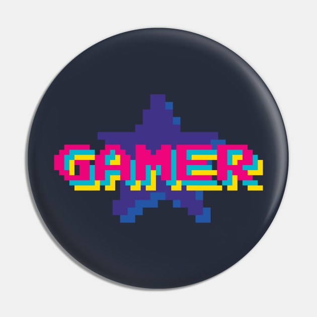 Gamer Star Pin by Dellan