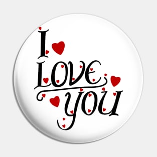 I Love My Girlfriend T-Shirt Pin