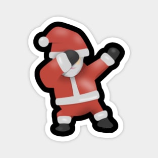 Dabbing Shirt Funny Dabbing Santa Christmas Shirt Magnet