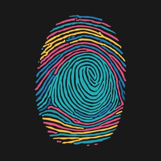 COLORFUL FINGERPRINT T-Shirt