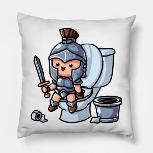 Warrior Poop Pillow