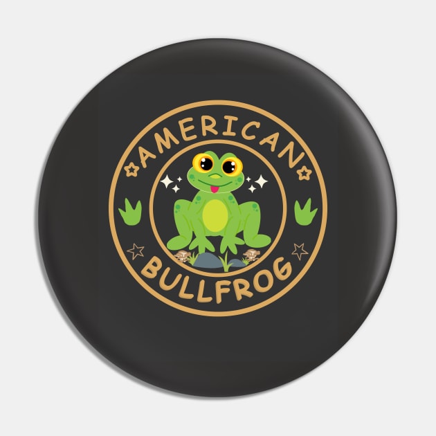 AMERICAN BULLFROG Pin by HM design5