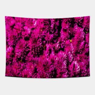 Bright Pink Flower Pattern Tapestry