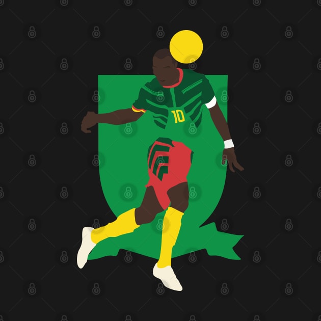 Vincent Aboubakar, Cameroon vs Brazil Collage by Jackshun