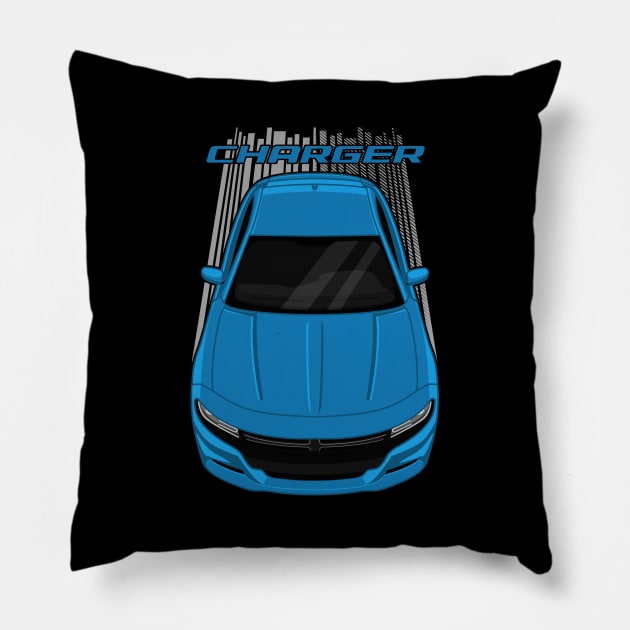 Dodge Charger 2015-2021 - Frostbite Blue Pillow by V8social