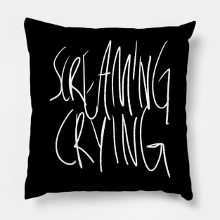 SCREAMING CRYING VENT EDGY SHIRT Pillow